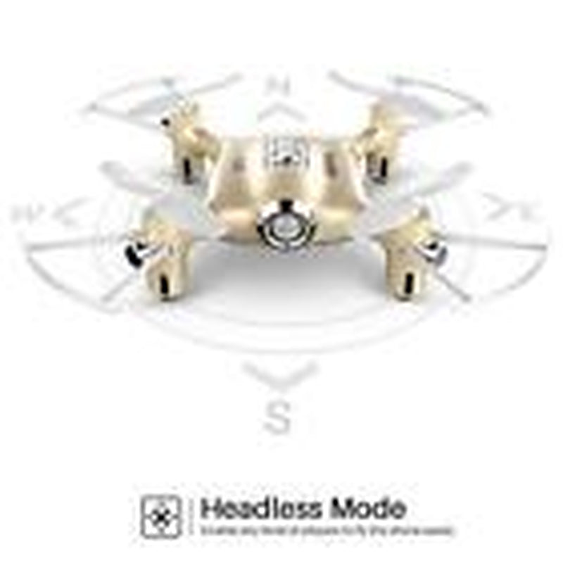 Pocket Drones for Kids with Headless Mode,Altitude Hold,3D Flip,2.4Ghz Gold