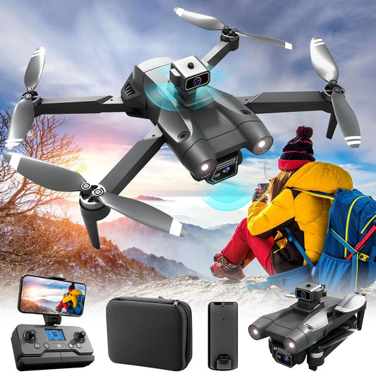 Drone with 4K Camera for Adults, Foldable FPV RC Quadcopter with Brushless Motor, Smart Return Home, Follow Me, 60 Min Flight Time